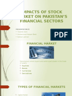 Impacts of Stock Market on Pakistan’s Financial Sectors