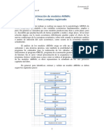 ESTIMACIÓN DE MODELOS ARIMA