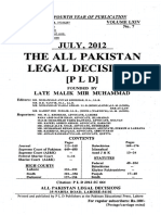 the all pakistan legal decition