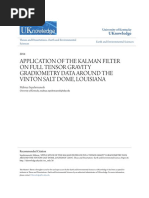 Application of the Kalman Filter on Full Tensor Gravity Gradiomet
