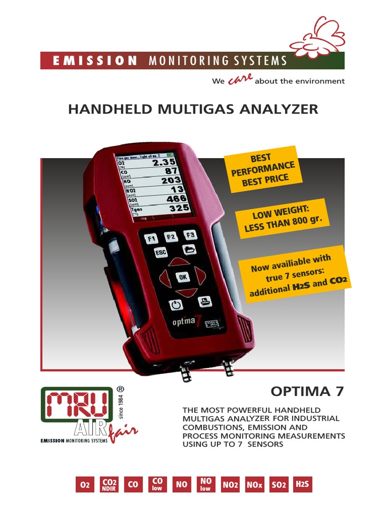 MRU Optima 7 Brochures Download Free PDF Carbon Dioxide Exhaust Gas