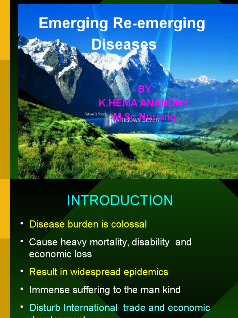 Emerging and Re-emerging Diseases Overview | PDF | Infection | Avian ...