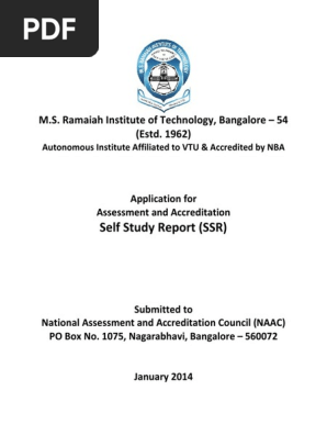 Naac 2013 14 Engineering College Curriculum Academic Degree - 