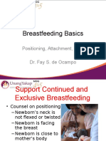 Breastfeeding Basics: Positioning, Attachment, Hold Dr. Fay S. de Ocampo