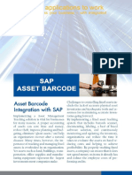 SAP Integrated Asset Barcode