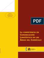 La Competencia en Comunicación Lingüística en Las Áreas Del Currículo