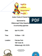 Autism Awareness Event Hillsborough