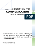 Introduction To Communication