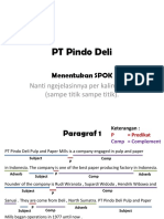 Menentukan SPOK Pada Suatu Kalimat Bahasa Inggris