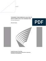 Seman - Thesis - Transient Performance Analysis of Wind-Power Induction Generators PDF