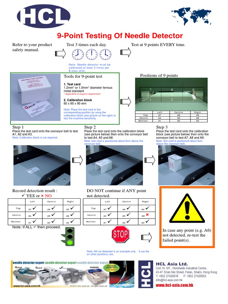 9-Point Calibration for Needle Detectors | PDF | Computers | Technology ...
