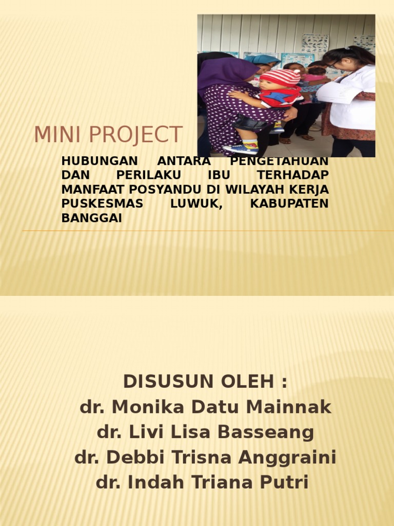 Mini Project Internship | PDF | Gaya Hidup