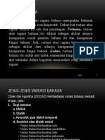 Variasi Bahasa