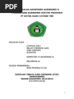 Download Akuntansi Agribisnis Sektor Produksi PT ASTRA AGRO LESTARI by Cynthiia Devii SN307199604 doc pdf