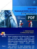 Sistem Manajemen Mutu Konstruksi