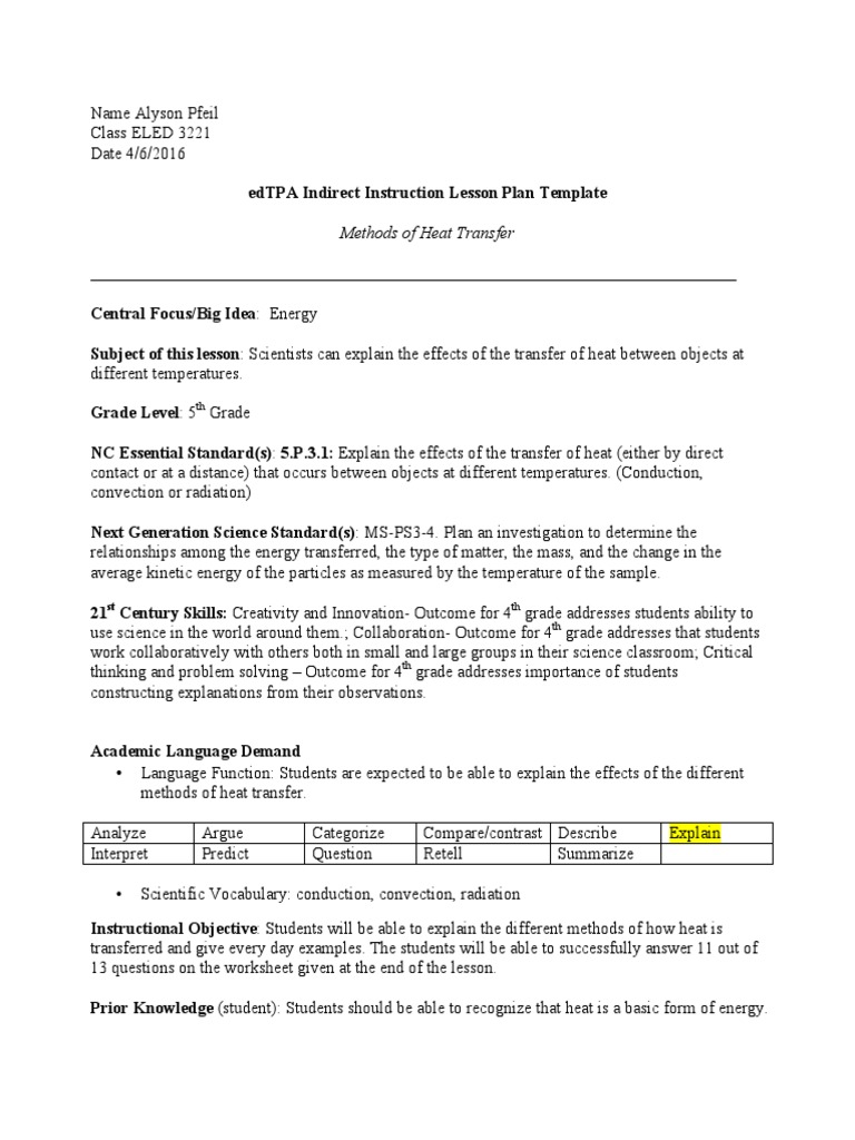 worksheet Worksheet Methods Of Heat Transfer Answers worksheet methods of heat transfer answers stinksnthings imb lesson plan thermal conduction