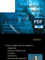 Fish Hatchery Techniques: Quality Fingerlings For Offshore Aquaculture