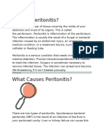 What Is Peritonitis