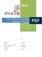 Instrumentos de evaluación familiar en Medicina Familiar