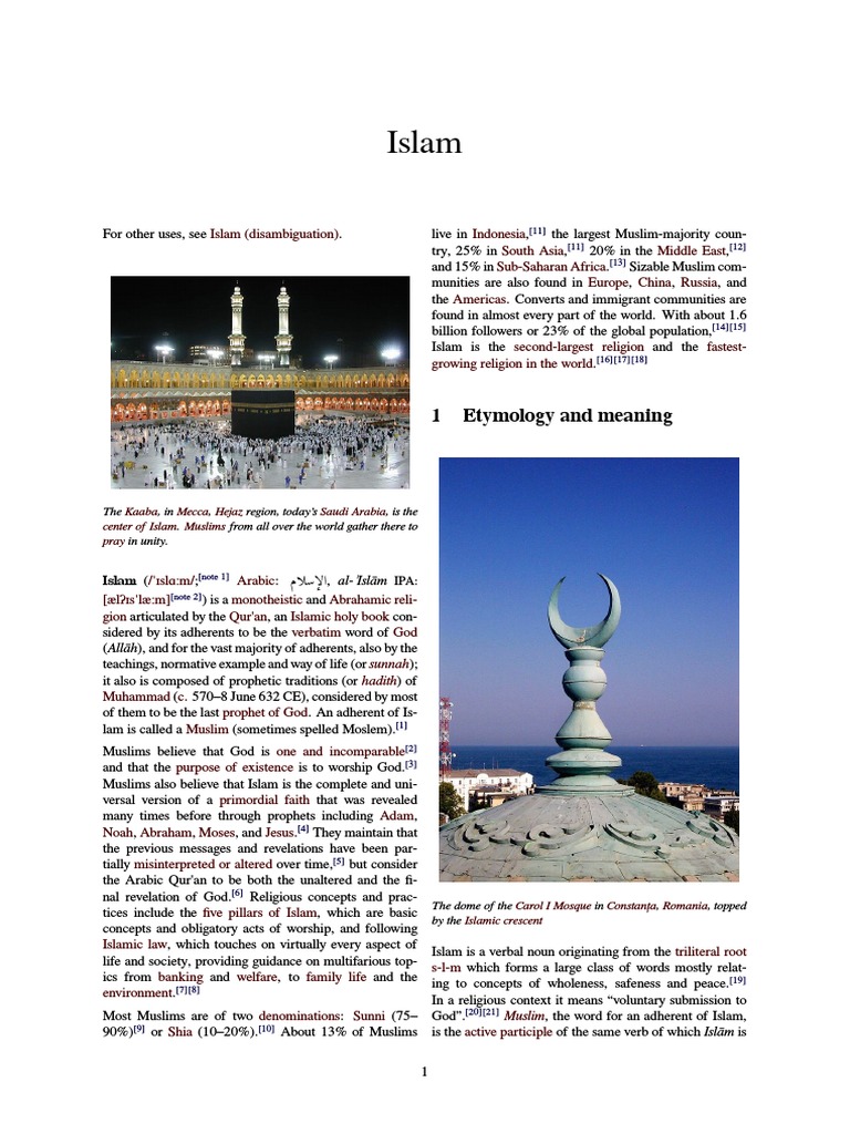 Islam | PDF | Hajj | Ulama