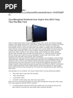 Download Cara Mengatasi Notebook Acer Aspire One by Mario Josevcha SN307210306 doc pdf