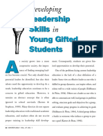 developing leadership skills in young gifted students
