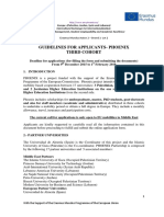 PHOENIX Guidelines For Applicants 3rd Cohort en
