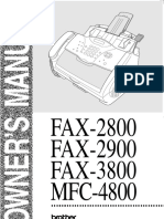 Brother PPF-2900 Plain-Paper Fax