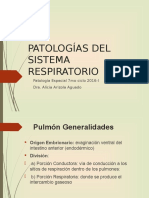 PATOLOGIAS Del Sistema Respiratorio