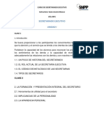 Secretariado - Clase I PDF