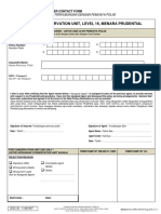 Customer Contact Form