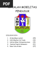 Download MAKALAH MOBILITAS PENDUDUK by puskesmas Sigaluh 1 SN307222331 doc pdf