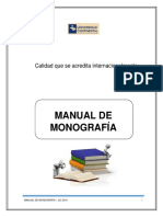 Manual de Investigación Monográfica