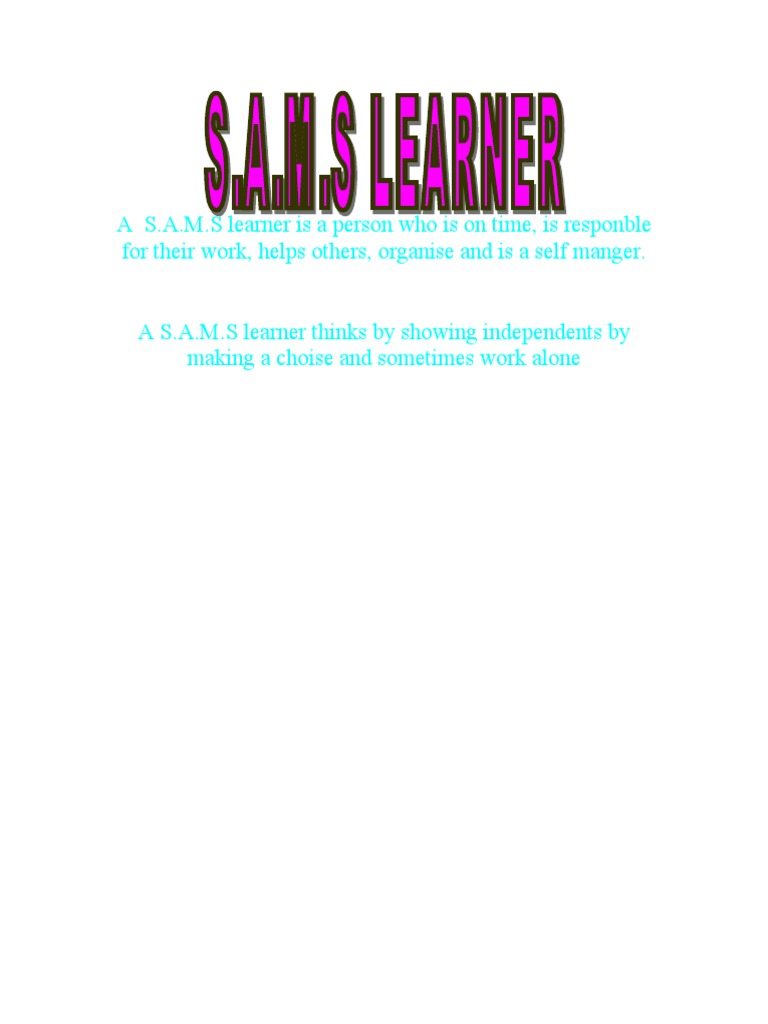 Sams Learner | PDF