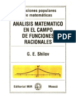 Analisis Matematico en Campo de Funciones Racionales