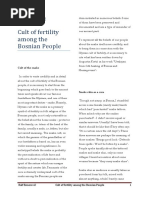 Cult of Fertility Among The Bosnian People