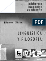 Etienne Gilson, Carta Séptima, en Lingüistica y Filosofía