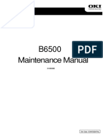  OKI B6500 Maintance Manual