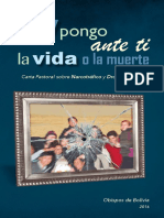 Hoy Pongo Ante Ti La Vida o La Muerte - Carta Pastoral Sobre Narcotráfico y Drogadicción