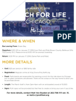 Green Bay March For Life Chicago - Flyer