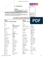 English (British) - American Dictionary