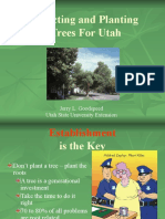 Selecting and Planting Trees For Utah: Jerry L. Goodspeed Utah State University Extension