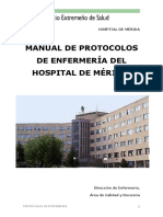 Manual de Protocolos Del Hospital de Merida