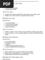 12 Receitas de Recheios Para Bolos - Amando Cozinhar - Receitas, Dicas de Culinária, Decoração e Muito Mais!