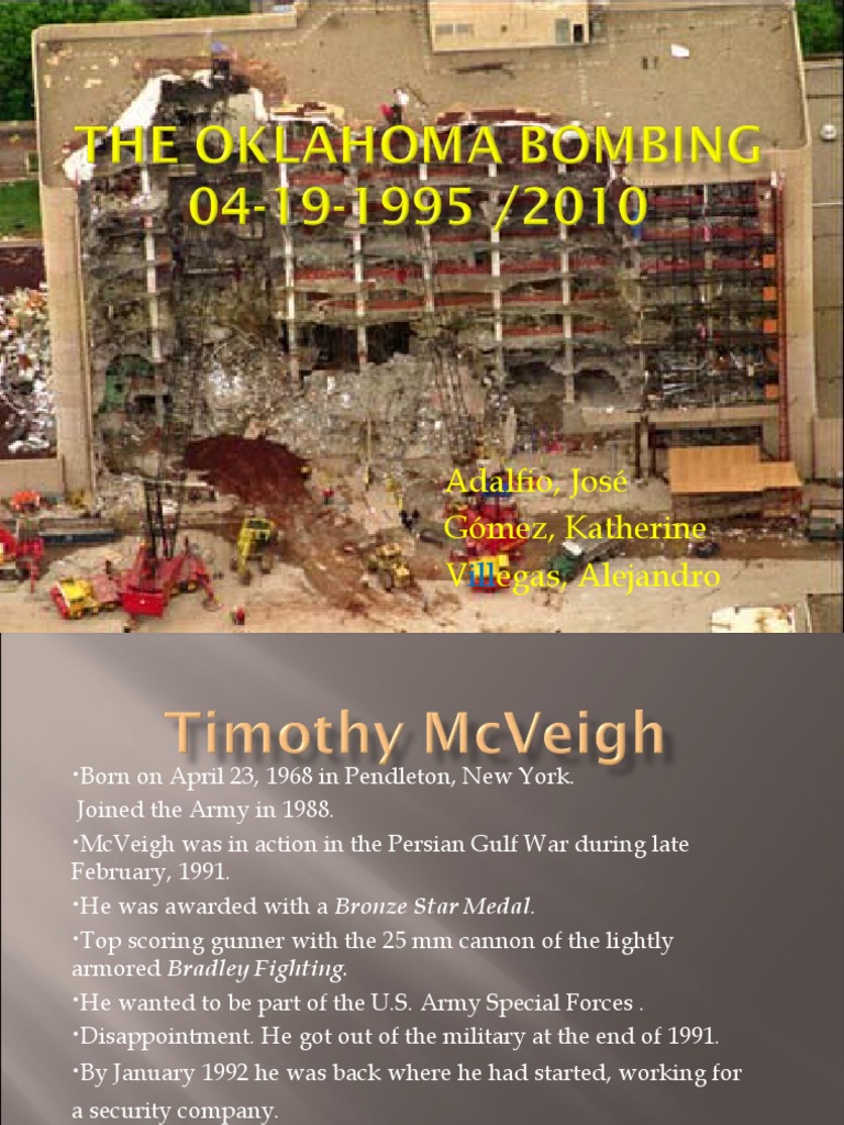 The Oklahoma Bombing Final PDF Violence National Security