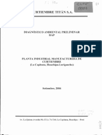 Diagnóstico ambiental preliminar planta curtiembre