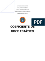 Coeficiente de Roce