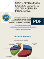 12 Impulso, Auge y Permanencia de La Produccion Bananera, Presencia de La CEPAL en America Latina.