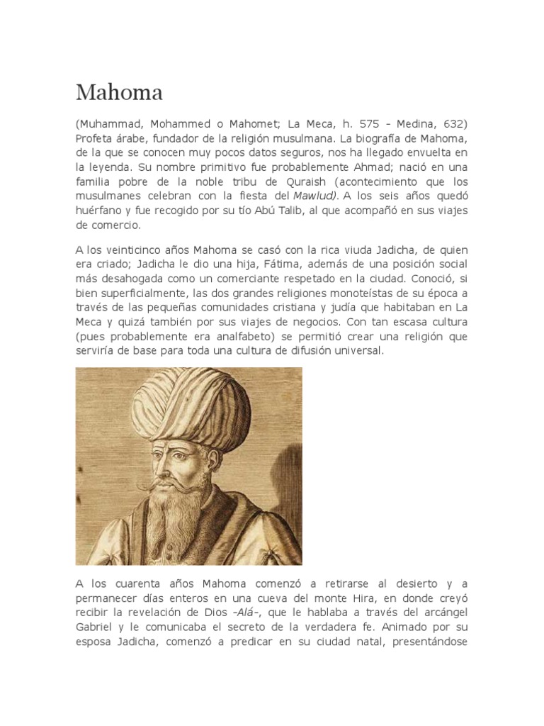 Mahoma PDF Mahoma la meca