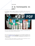 ¿Por Qué La Homeopatía Es Una Estafa